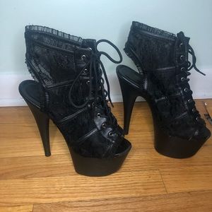 Pleaser Adore-796LC Dancing Heels - Size 8